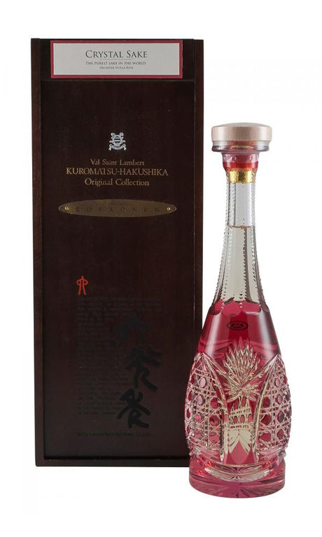 Val Saint Lambert Kuromatsu-Hakushika Original Collection Decanter Crystal Sake | 650ML at CaskCartel.com