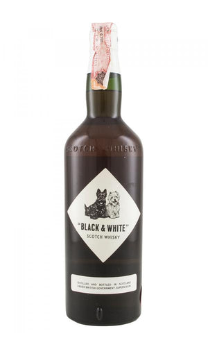 Black & White Tin Cap Big Label Scotch Whisky at CaskCartel.com