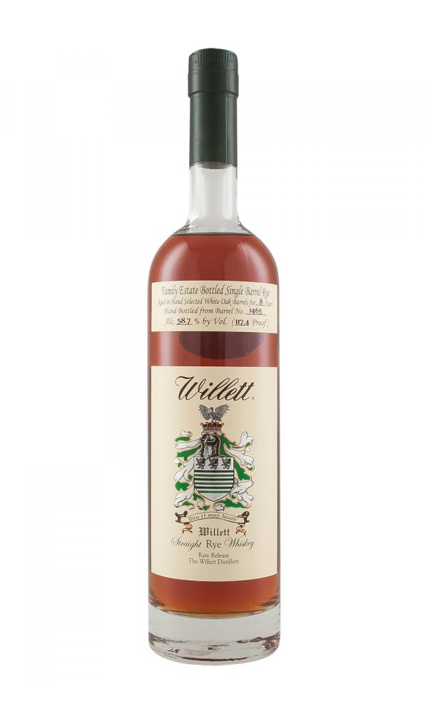Willett Family Estate 8 Year Old Single Barrel #1465 Straight Rye Whisky