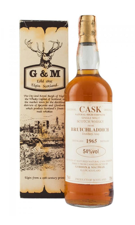 Bruichladdich 1965 Gordon & MacPhail Natural High Strength Single Malt Scotch Whisky | 700ML at CaskCartel.com