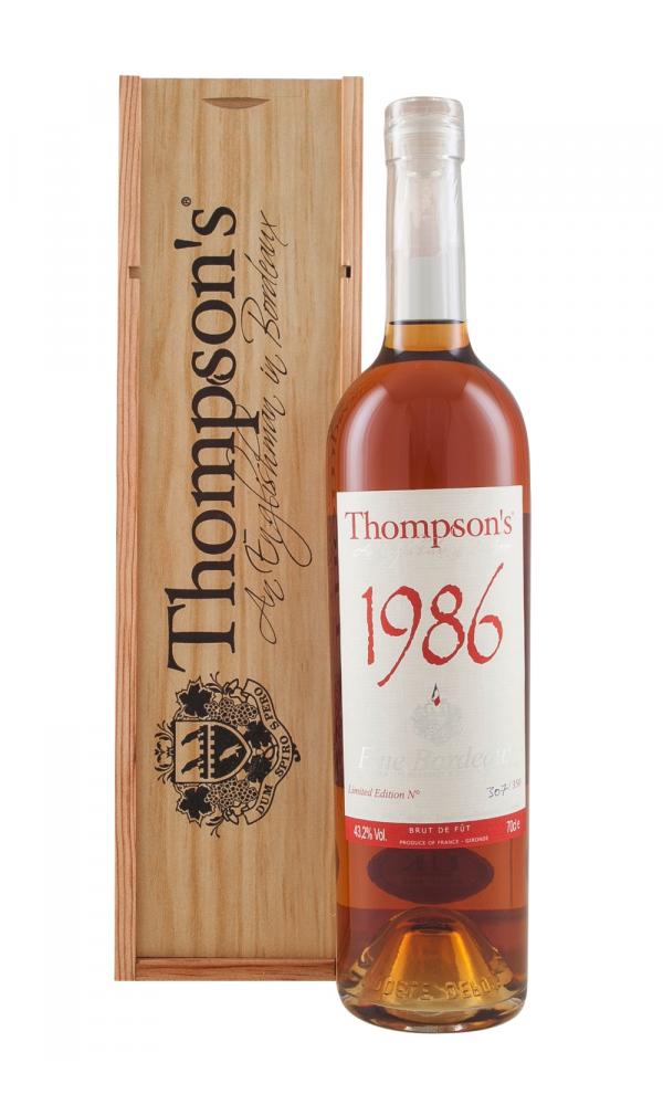 Thompson's 1986 Fine Bordeaux Brandy | 700ML