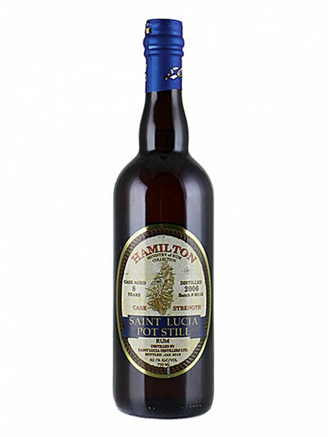 Hamilton St. Lucia 2006 Pot Still 8 Year Old Rum - CaskCartel.com