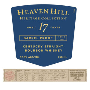 Heaven Hill Heritage Collection 17 Year Old Barrel Proof Bourbon Whiskey at CaskCartel.com