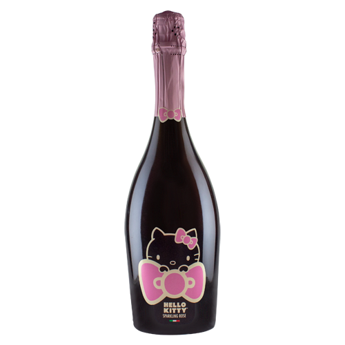 Hello Kitty Sparkling Pink Rose Wine - CaskCartel.com