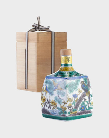 Hibiki 21 Year Old Kutani Yoshidaya Ceramic Bottle Whiskey | 600ML at CaskCartel.com