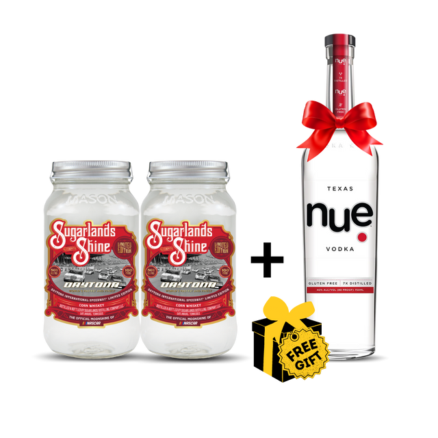 Holiday 2022 | Sugarland’s Moonshine Daytona Speedway Limited Edition  (2) Bottle | Drink One | Gift One w/ FREE Nue Vodka at CaskCartel.com 1