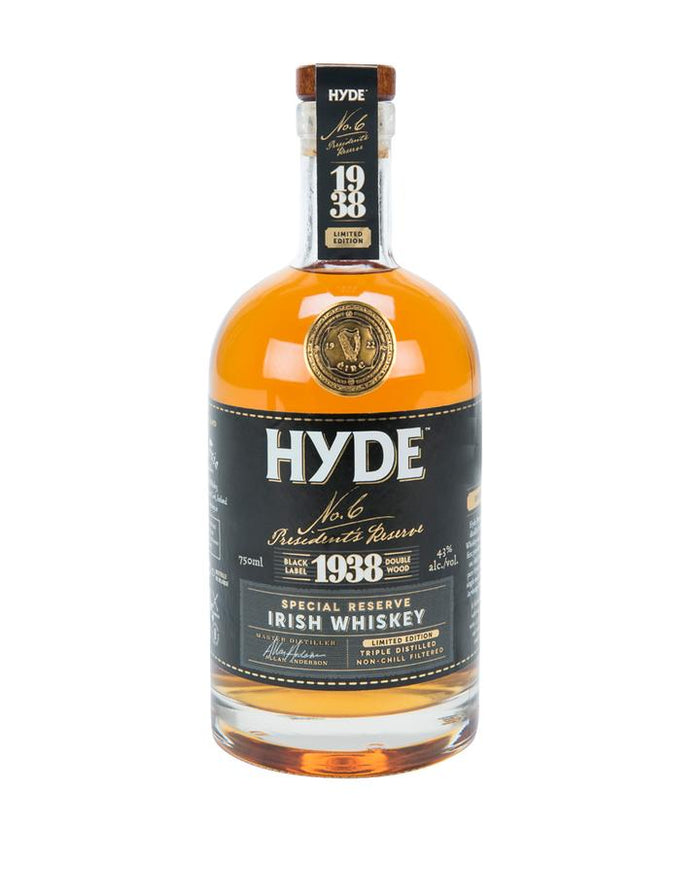 Hyde No. 6 Presidents Reserve 1938 Sherry Cask Finish Special Reserve Irish Whiskey