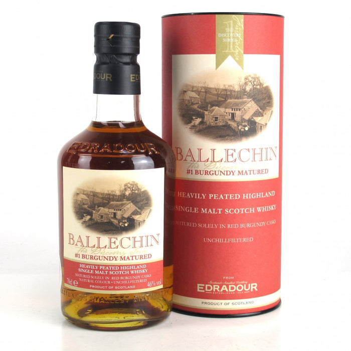 Edradour Ballechin # 1 Burgundy Cask Matured Scotch Whisky | 700ML