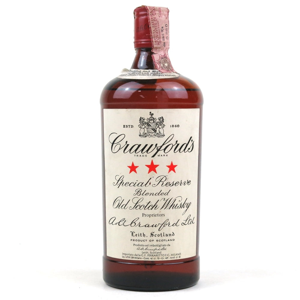 Crawford’s 3 Star Special Reserve (Bottled 1970s) Scotch Whisky at CaskCartel.com