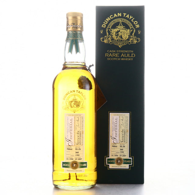 Imperial 17 Year Old (D.1990, B.2007) Rare Auld Duncan Taylor Scotch Whisky | 700ML at CaskCartel.com