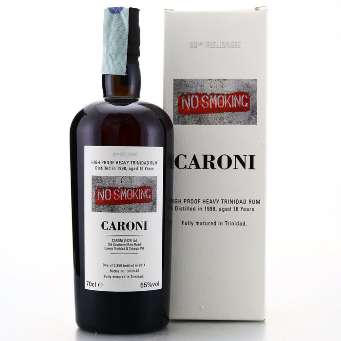 Caroni 16 Year Old (D.1998, B.2014) No Smoking Trinidad Rum  | 700ML