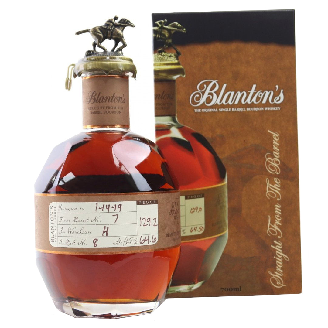 Blanton's 700ml “dumped on 4-11-13” BUY] Blanton's Straight from the Barrel Dumped 2020 Kentucky