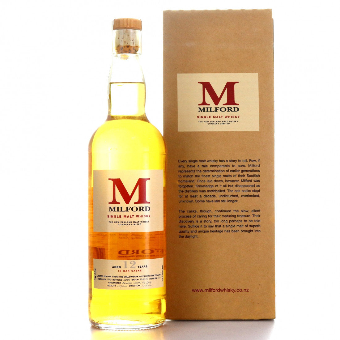 [BUY] Milford Malt 12 Year Old Single Malt Whisky at