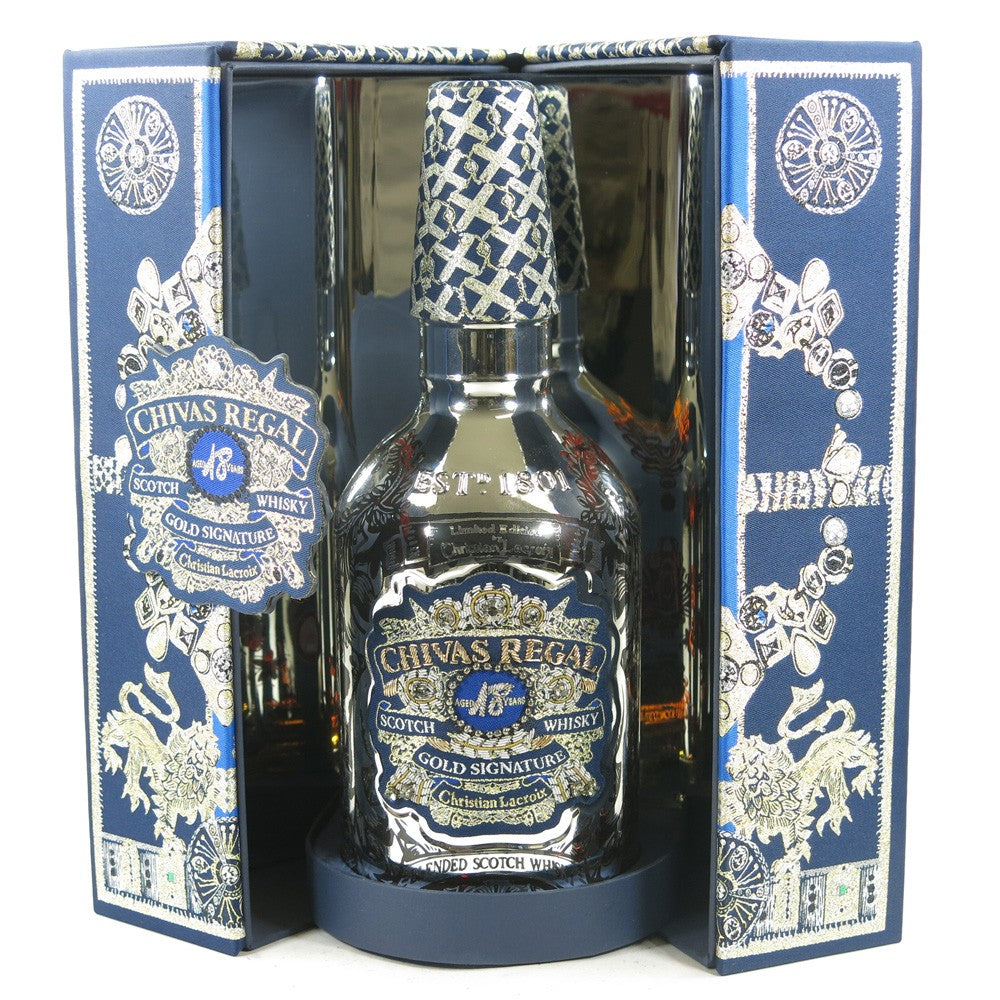 Chivas Regal 18 Year Old Gold Christian Lacroix Limited Edition Scotch Whisky | 700ML at CaskCartel.com