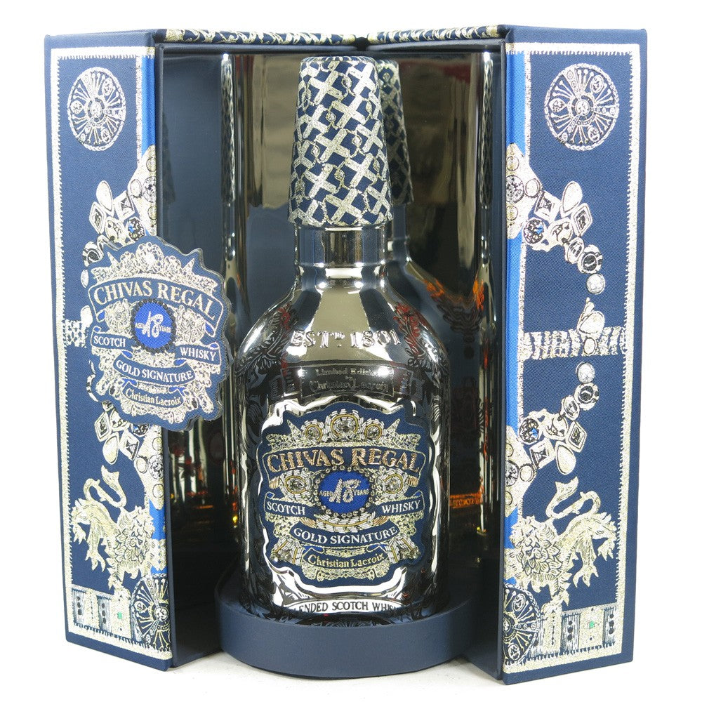 BUY] Chivas Regal 18 Year Old Gold Christian Lacroix Limited Edition Scotch  Whisky | 700ML at CaskCartel.com
