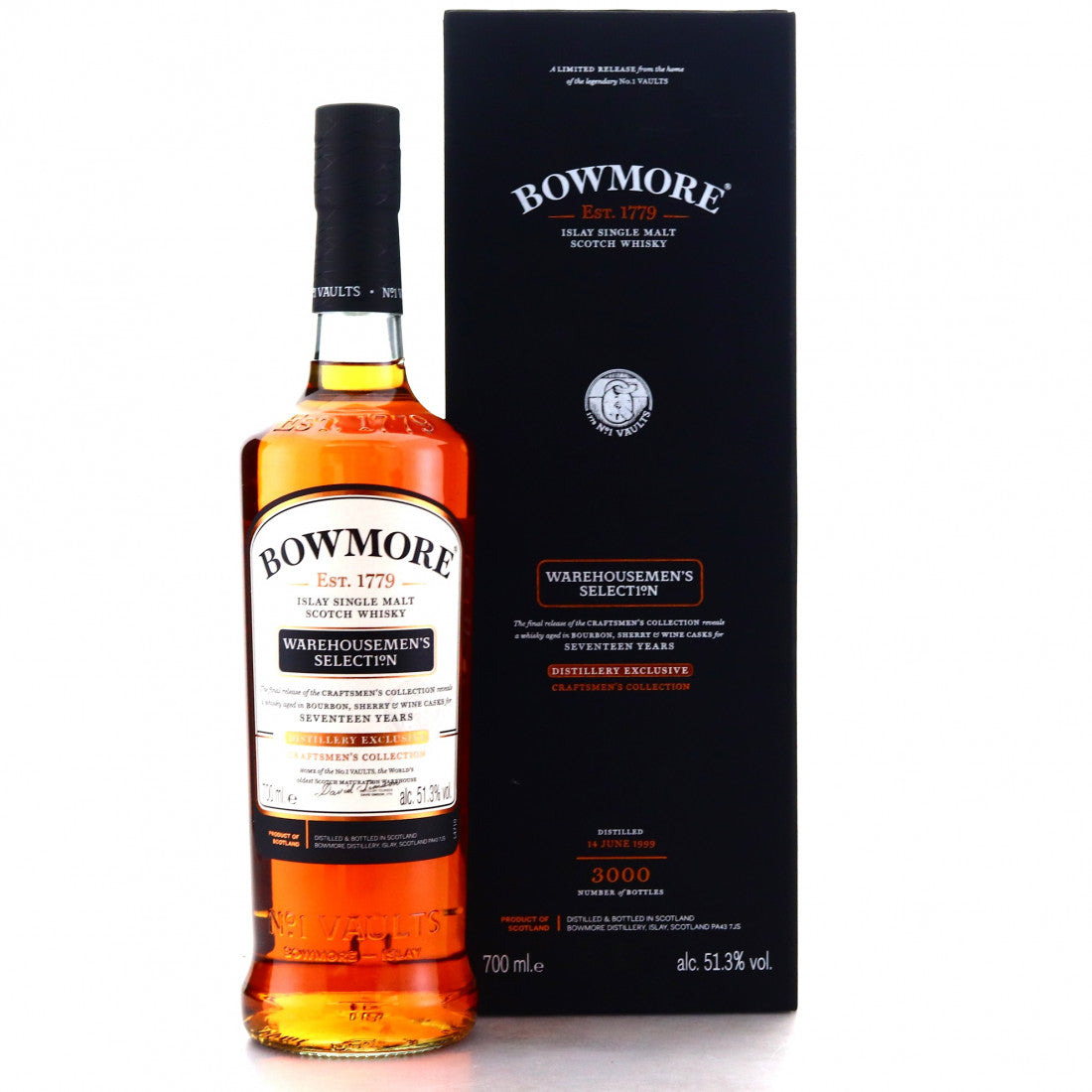 Bowmore Warehousemen's Selection 1999 17 Year Old Whisky | 700ML at CaskCartel.com