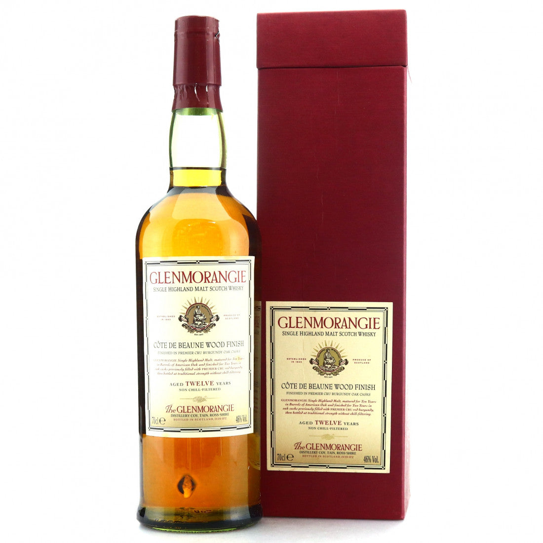 Glenmorangie 12 Year Old Côte De Beaune Wood Finish Scotch Whisky | 700ML at CaskCartel.com