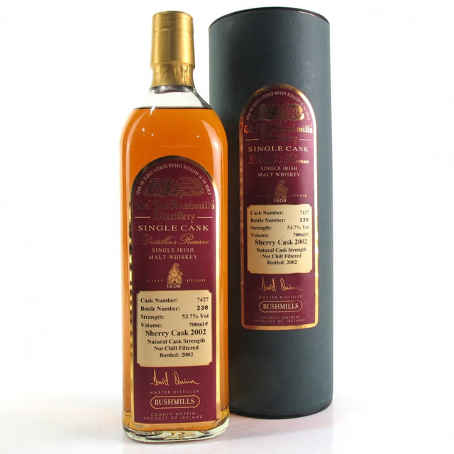 Bushmills Single Cask Distiller’s Reserve (Bottled 2002) Irish Whiskey | 700ML at CaskCartel.com