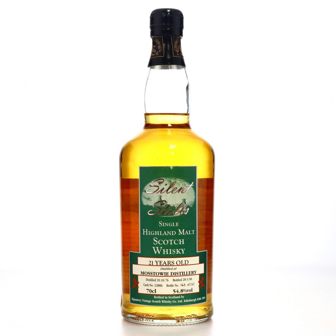 Mosstowie 21 Year Old (D.1976, B.1998) Silent Stills, Signatory Vintage Scotch Whisky | 700ML at CaskCartel.com