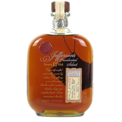 Jefferson's Presidential 17 Year Old Batch No. 2 Select Kentucky Straight Bourbon Whiskey