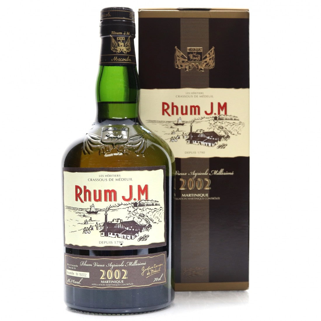 BUY] Rhum J.M. Martinique Distilled 2002 15 Year Old Rum at CaskCartel.com
