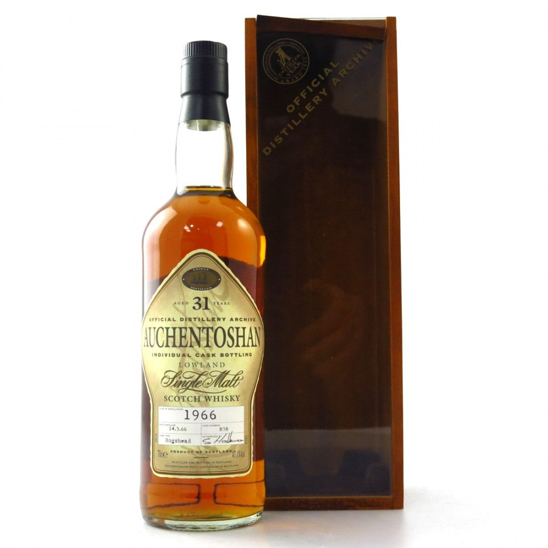 Auchentoshan 1966, 31 Year Old, (Cask # 808) Scotch Whisky | 700ML at CaskCartel.com