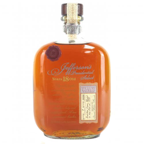 Jefferson's Presidential 18 Year Old Select Batch No. 7 #1597 Kentucky Straight Bourbon Whiskey at CaskCartel.com