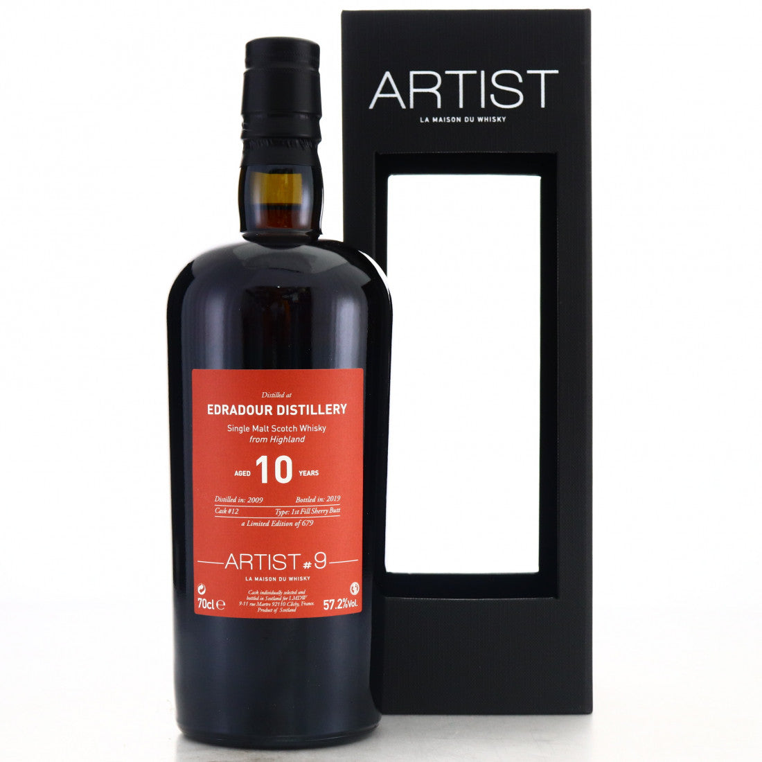 Edradour 9 Year Old (D.2009, B.2019) Artist # 9 Single Malt Scotch Whisky | 700ML at CaskCartel.com