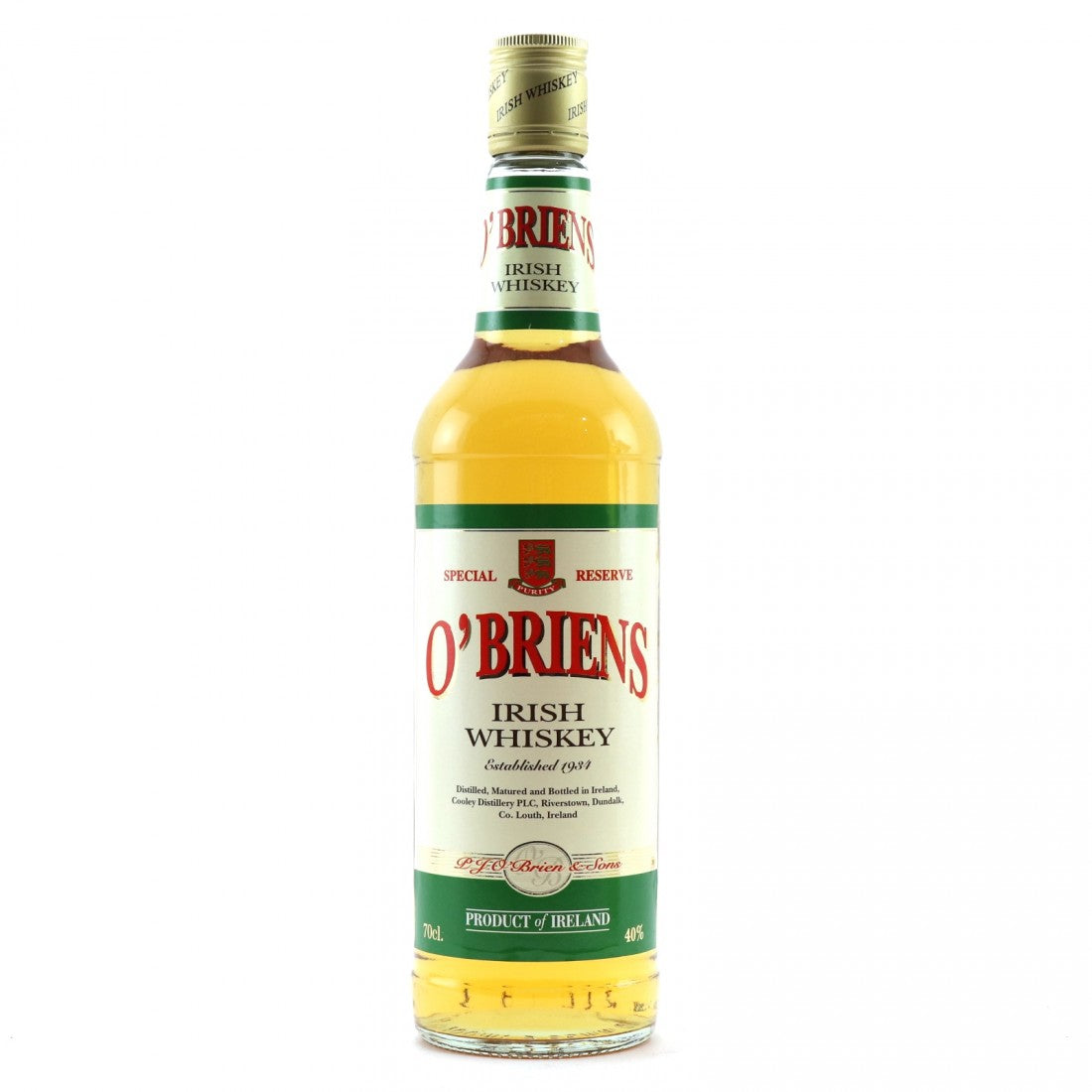 O'briens Special Reserve Irish Whiskey | 700ML at CaskCartel.com