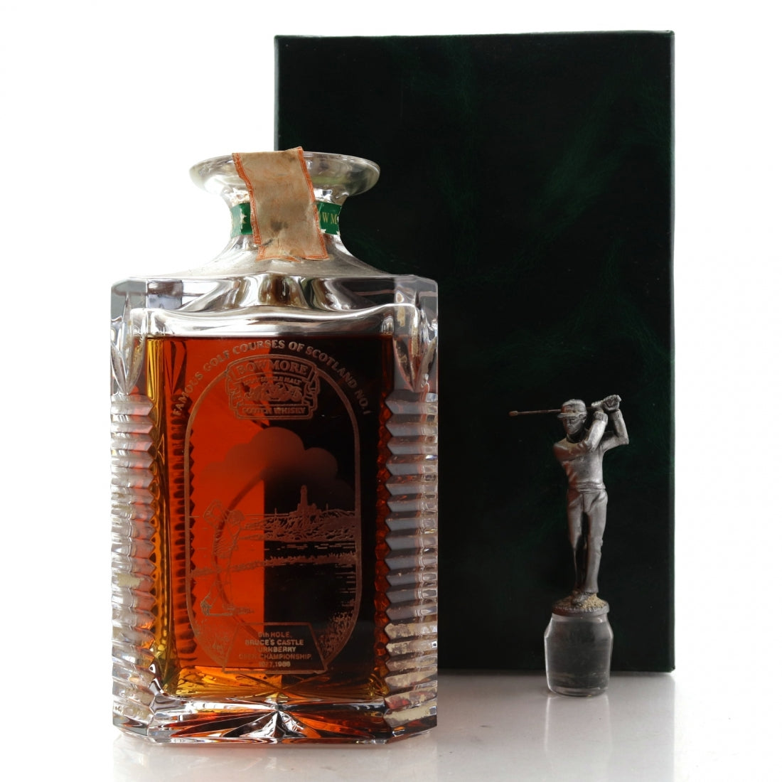 Bowmore 21 Year Old Golf Decanter No.1 Turnberry Scotch Whisky at CaskCartel.com