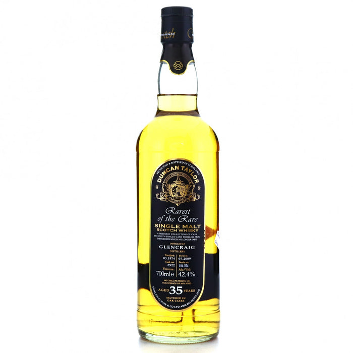 Glencraig 35 Year Old (D.1974, B.2009) Rarest of the Rare Duncan Taylor Scotch Whisky | 700ML