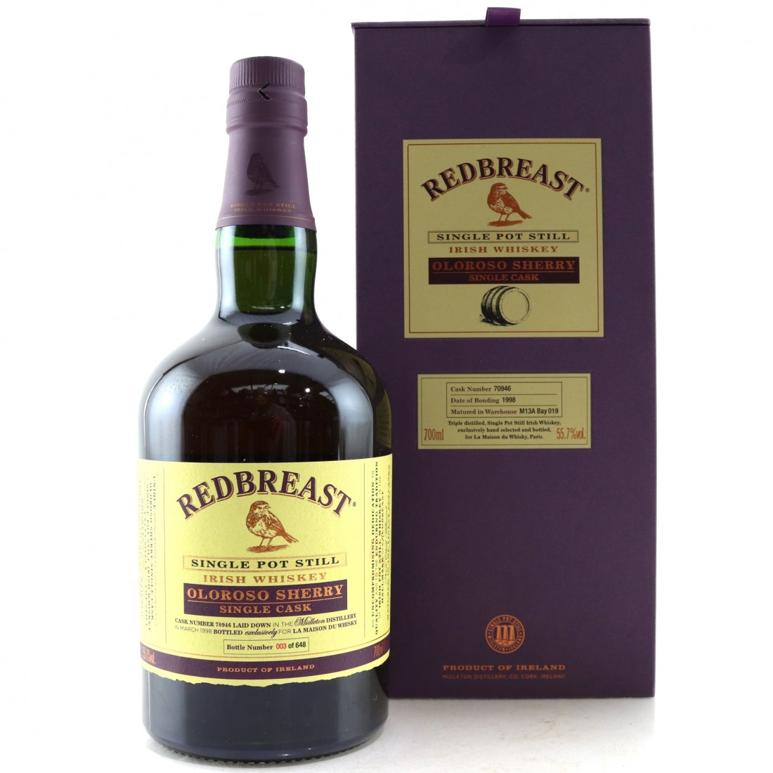 BUY] Redbreast 1998 Oloroso Sherry Single Cask (LMDW) Irish