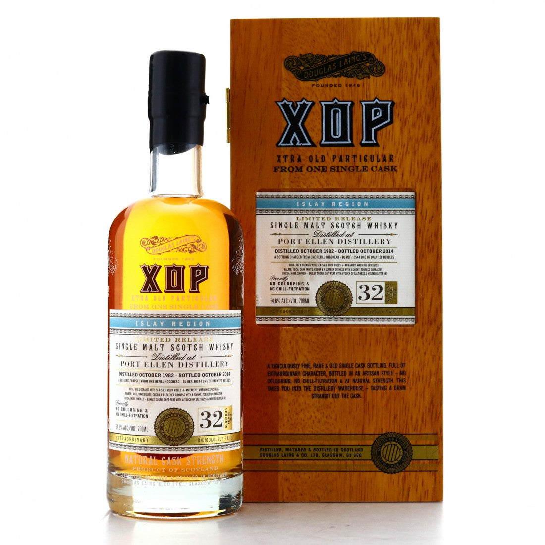 Port Ellen 32 Year Old (D.1982, B.2014) XOP Douglas Laing (Proof 107.8) Scotch Whisky | 700ML at CaskCartel.com
