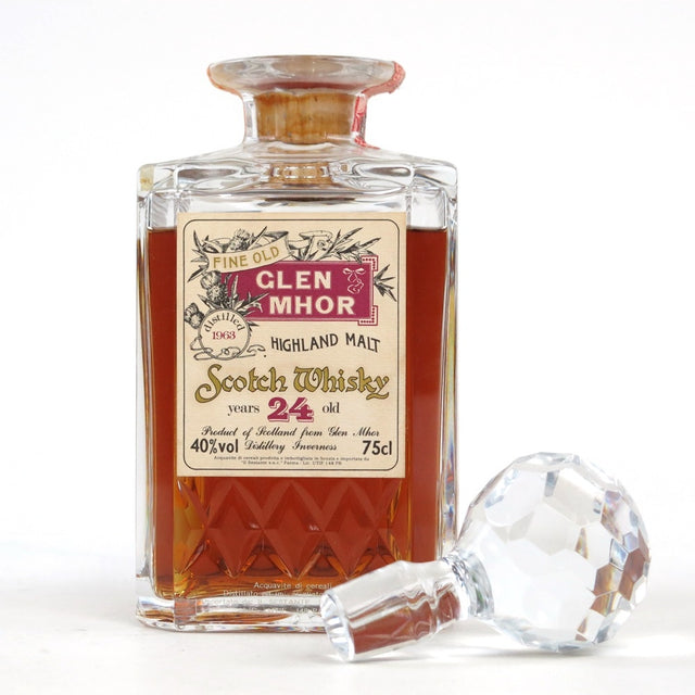 Glen Mhor 1963 (24 Year Old)Crystal Decanter, Sestante Scotch Whisky at CaskCartel.com