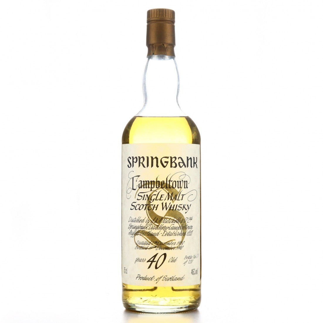 Springbank 40 Year Old D.1950 B.1990 Scotch Whisky at CaskCartel.com