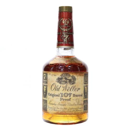 Old Weller Gold Vein Original 107 Barrel Proof 7 Summers Old 1990 Kentucky Straight Bourbon Whiskey
