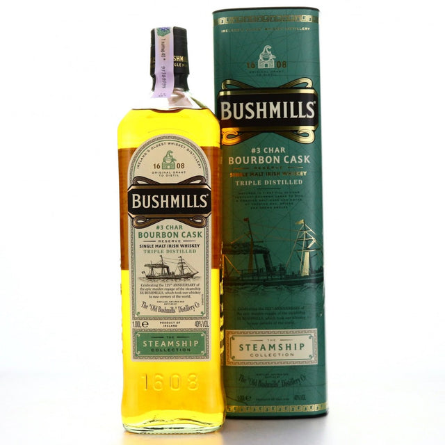 Bushmills Steamship #3 Char Bourbon Cask Single Malt Irish Whiskey | 1L at CaskCartel.com
