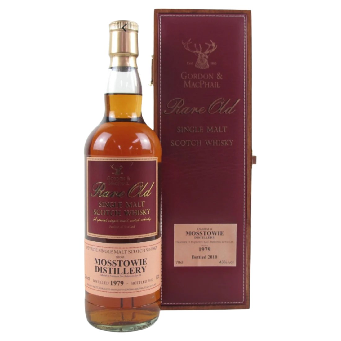 Mosstowie 1979 (Bottled 2010) Gordon & MacPhail Rare Old Scotch Whisky | 700ML at CaskCartel.com