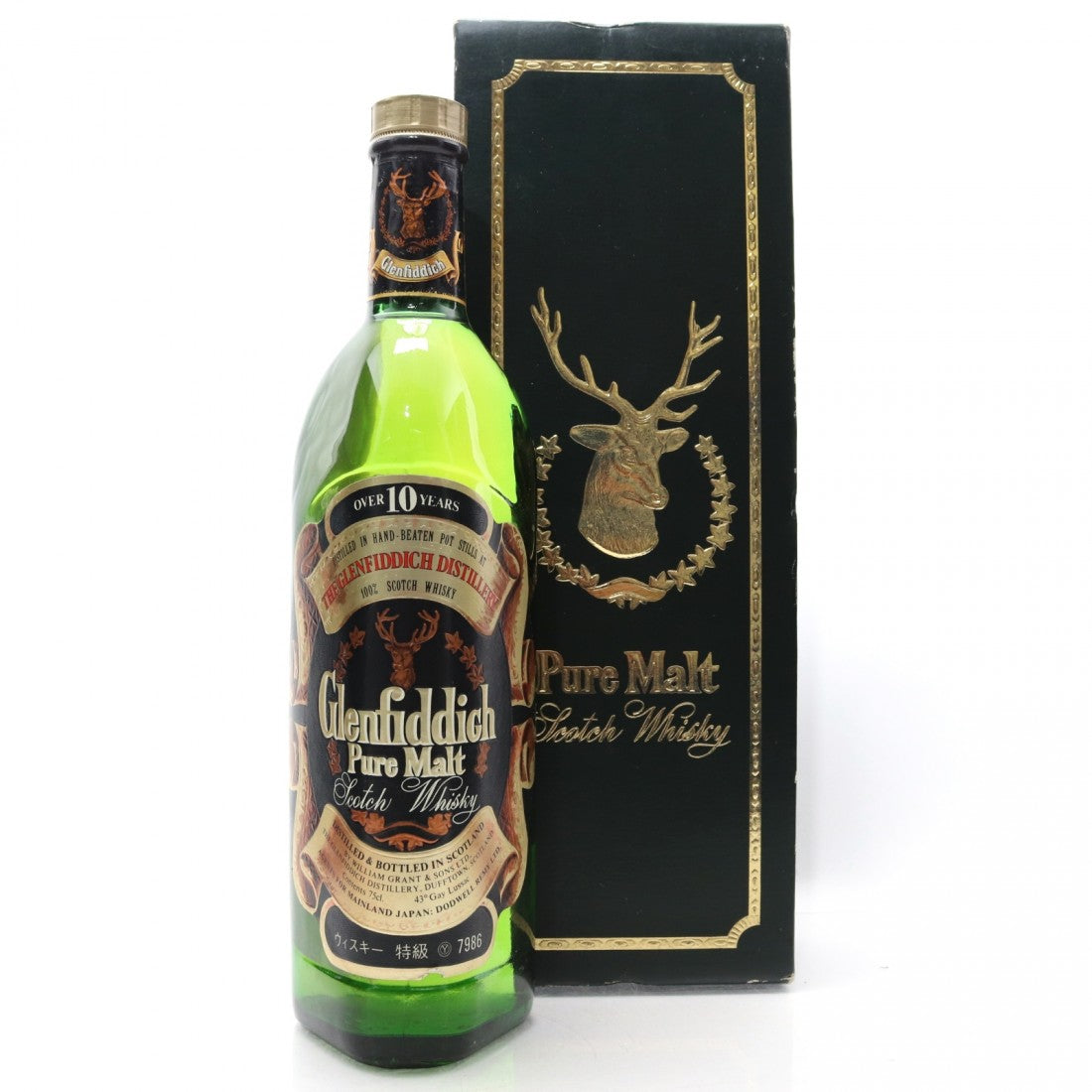 Glenfiddich 10 Year Old Pure Malt (Bottled 1980s for the Japanese Market) Scotch Whisky at CaskCartel.com