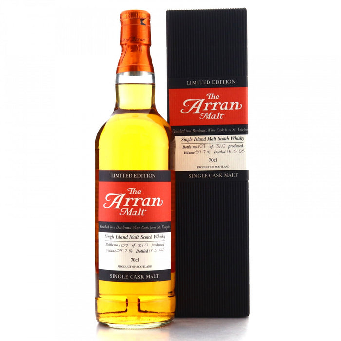 Arran Finished in Bordeaux Wine Cask (Bottled 2005) Limited Edition Scotch Whisky | 700ML