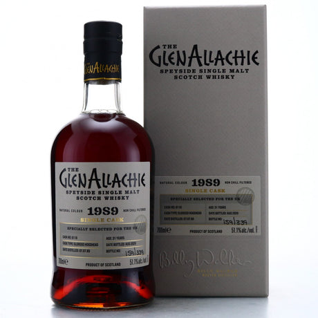 GlenAllachie Single Cask #6118 Sherry Cask 1989 31 Year Old Scotch Whisky | 700ML at CaskCartel.com