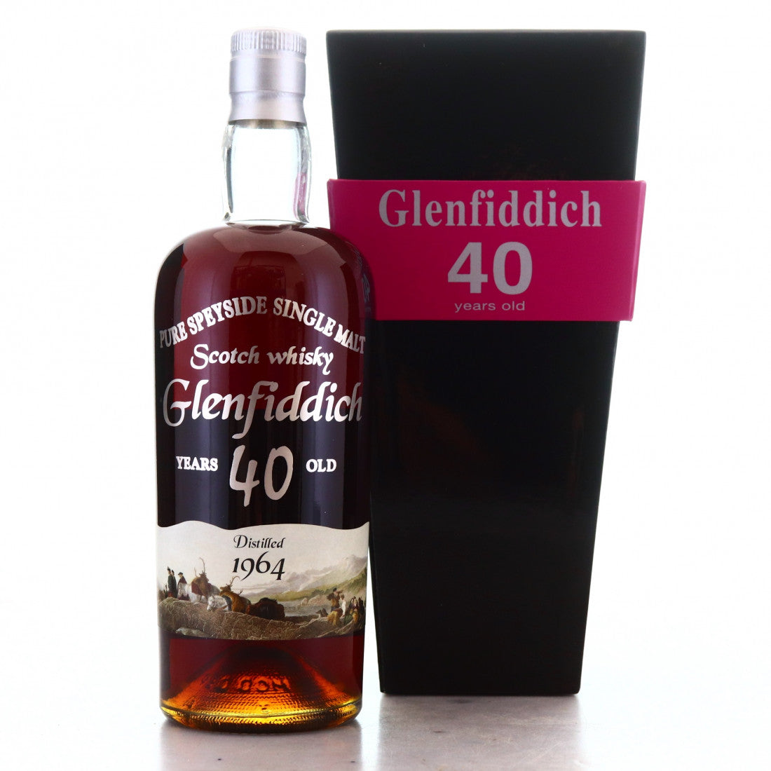 [BUY] Glenfiddich 40 Year Old (D.1964, B.2005) Silver Seal Scotch ...