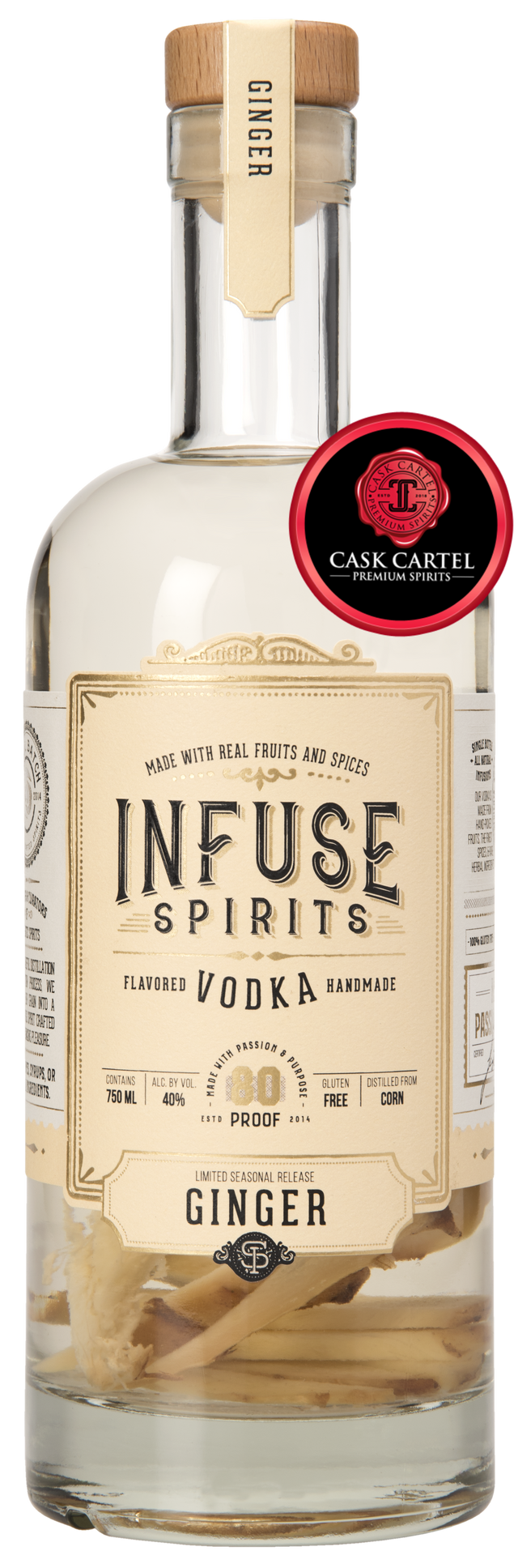 Infuse Spirits Ginger Vodka - CaskCartel.com