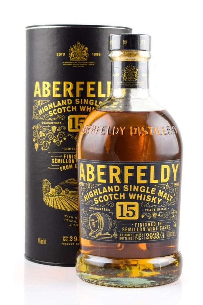 Aberfeldy 15 Year Old Semillon Wine Finish Scotch Whisky | 700ML