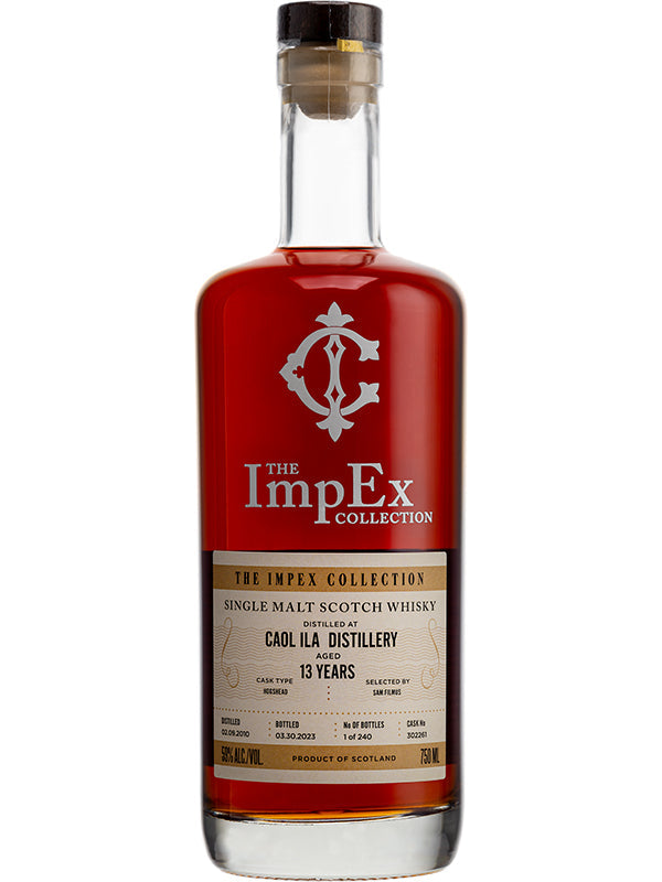The Impex Collection Caol Ila 13 Year Old Hogshead # 302281 Speyside Single Malt 2010 Scotch Whisky