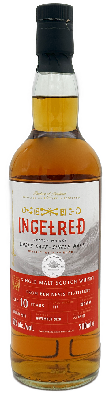 Ingelred Ben Nevis 10 Year Single Malt Scotch Whisky | 700ML