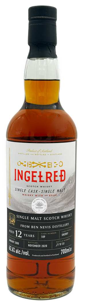 Ingelred Ben Nevis 12 Year Single Malt Scotch Whisky | 700ML at CaskCartel.com