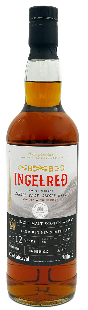Ingelred Ben Nevis 12 Year Single Malt Scotch Whisky | 700ML