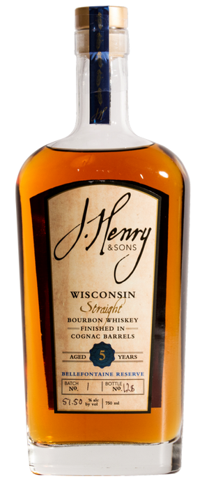 J. Henry & Sons Wisconsin Straight Bellefontaine Reserve Bourbon Whiskey - CaskCartel.com