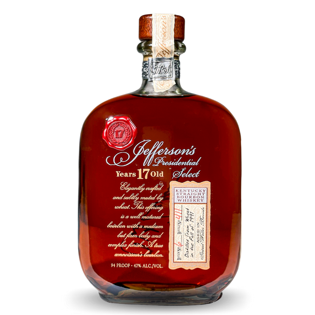 Jefferson's Presidential Select 17 Year Old Bourbon